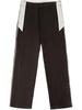 mid-rise straight-leg trousers