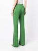 mid-rise flared-leg trousers