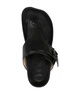 Leather Anagram Buckle Comfort Sandals 