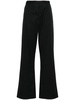 high-waist wide-leg trousers