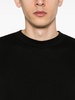 ribbed-knit T-shirt