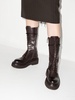 lace-up calf-length boots