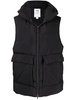 hooded padded gilet