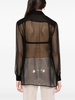 semi-sheer silk shirt