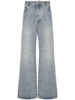 mid-rise wide-leg jeans