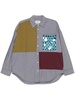 Glam patchwork shirt