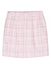 sequin-embellished tweed mini skirt