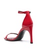 90mm patent leather sandals