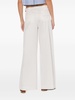 wide-leg cotton trousers