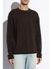 crew-neck ribbed jumper 