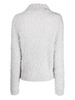 drop-shoulder brushed mohair jumper