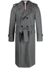 wool double-breasted trench coat