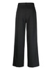 pressed-crease wool-blend tailored trousers 