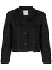 check-pattern virgin wool jacket