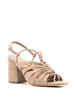 suede 90 block-heel sandals