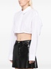 rhinestone-embellished cropped shirt