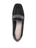 10mm mesh square-toe loafers