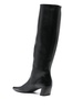 65mm heeled leather boots