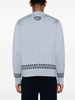 Wood Block patterned-jacquard jumper