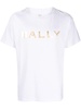 White Logo-Print Organic Cotton T-Shirt