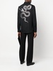 snake detail long-sleeve shirt 