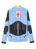 Dummy-print long-sleeve cycling top