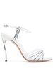 Blade metallic-effect 100mm sandals