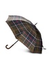 tartan-check umbrella