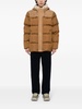 Shasta shearling-trim hood padded jacket