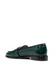 Martin croco-embossed detail loafers