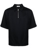 half-zip polo shirt