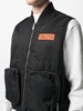 zip pocket vest jacket