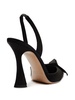 Clarita Bell 100mm satin slingback pumps