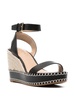  Hilarie 100mm wedge espadrilles