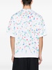 paint-splatter cotton T-shirt