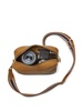 Camera grained-leather cross body bag