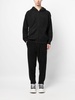 logo-print fleece-texture track pants 