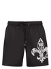 logo-patch swim shorts 