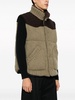 padded tricot wool gilet