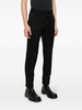 snakeskin-pattern slim-cut tailored trousers