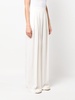 pleated wide-leg trousers