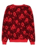 floral-jacquard sweater