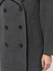 notched-lapels double-breasted coat 