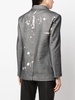 Shrunken paint-splattered blazer