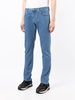 low-rise straight-leg jeans