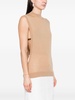 fine-knit cut-out top