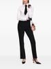 panelled tailored trousers