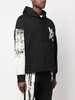 logo-print press-stud hoodie