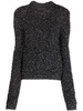 glitter-detailing jumper