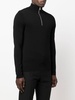 half-zip wool jumper